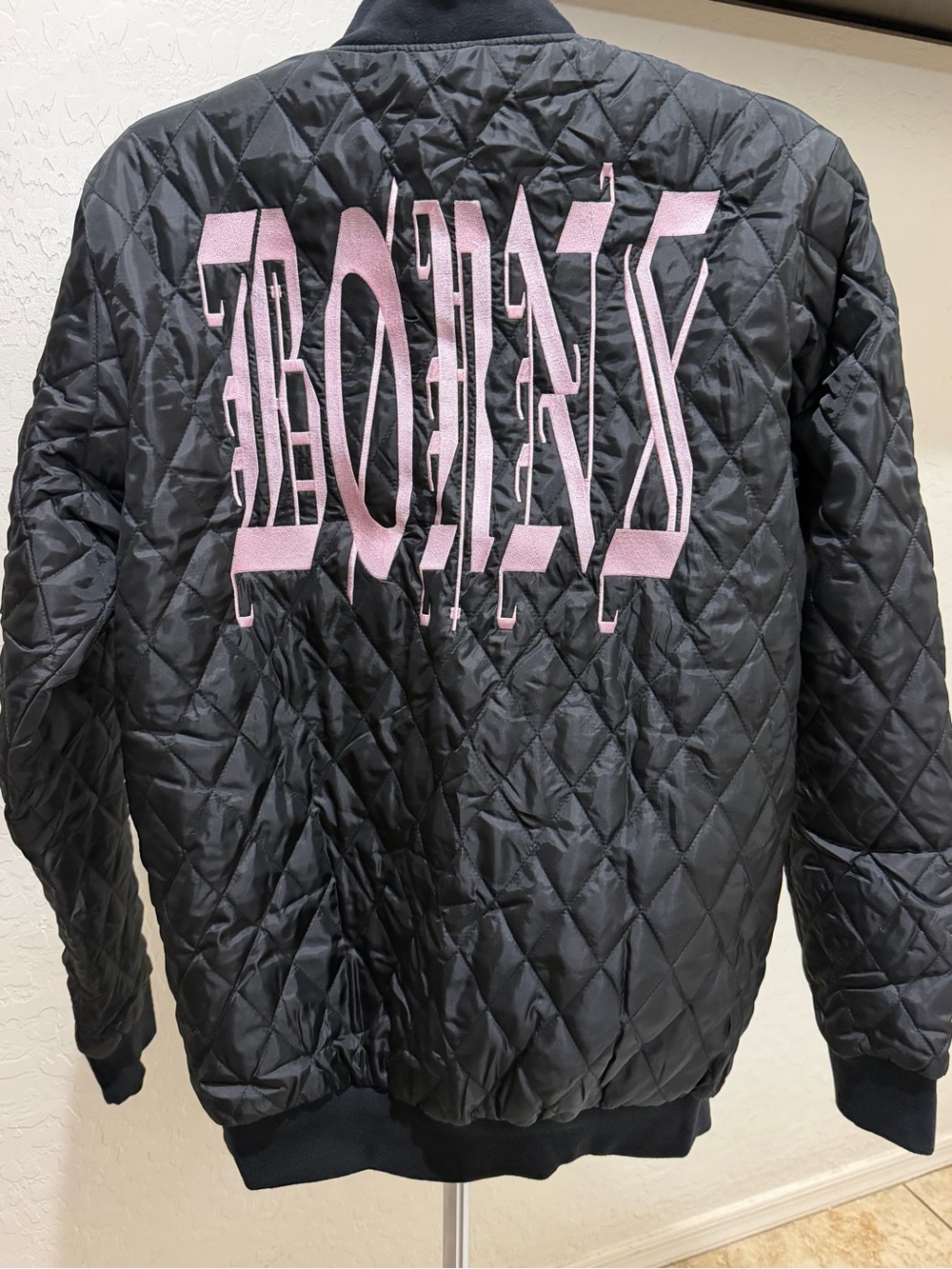 BØRNS Blue Madonna Reversible Tour Promo Bomber Jacket XL